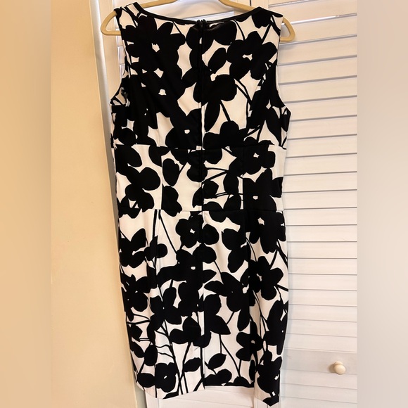 BLACK AND WHITE DRESS XL POLYESTER - Picture 5 of 6